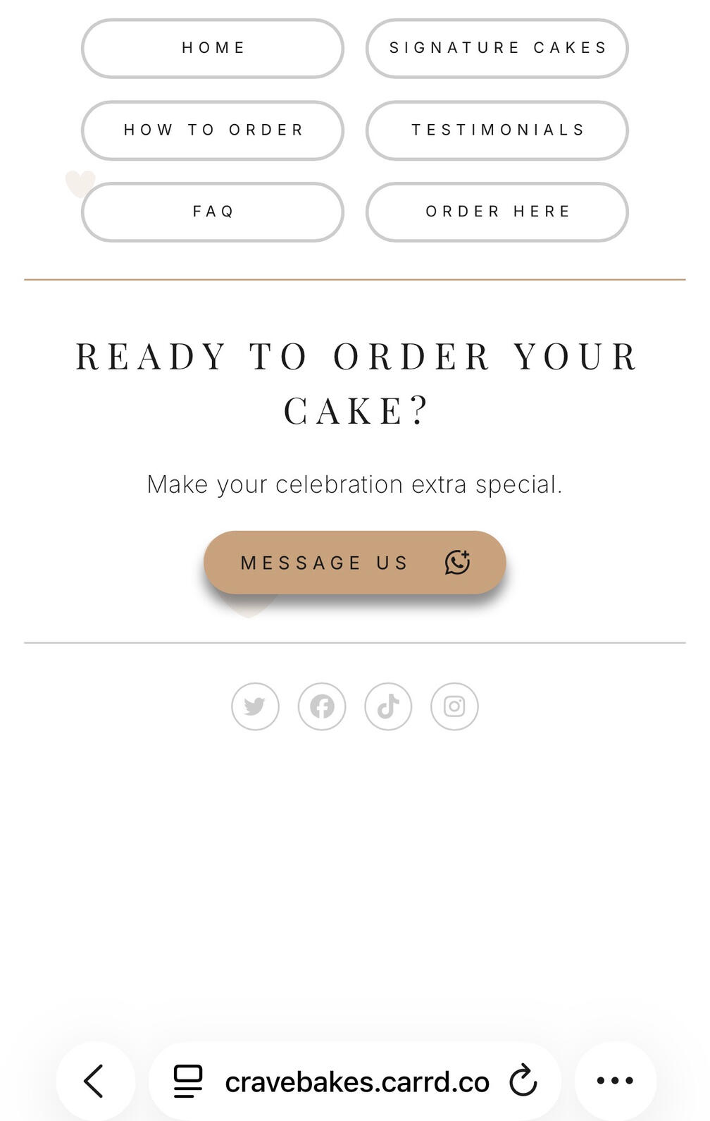 Order Page